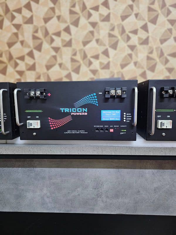 Tricon Lithium battery 48V-100AH 1