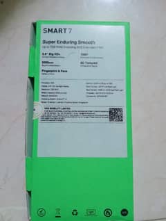 Infinix smart 7 colour green 7 64 gb 10 by 9 condition