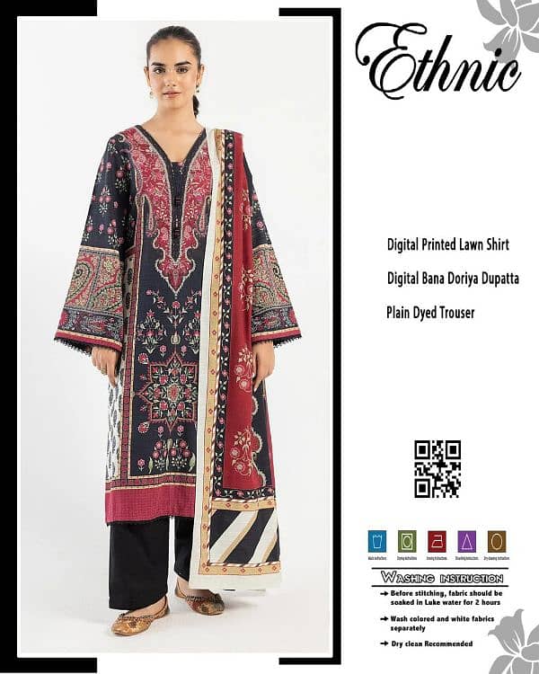 Ethnic LAWN 3pc 0