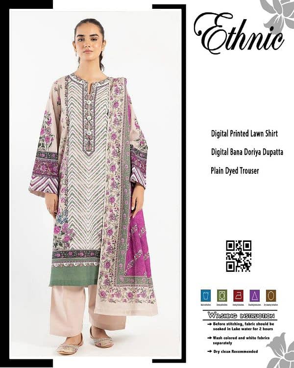 Ethnic LAWN 3pc 1