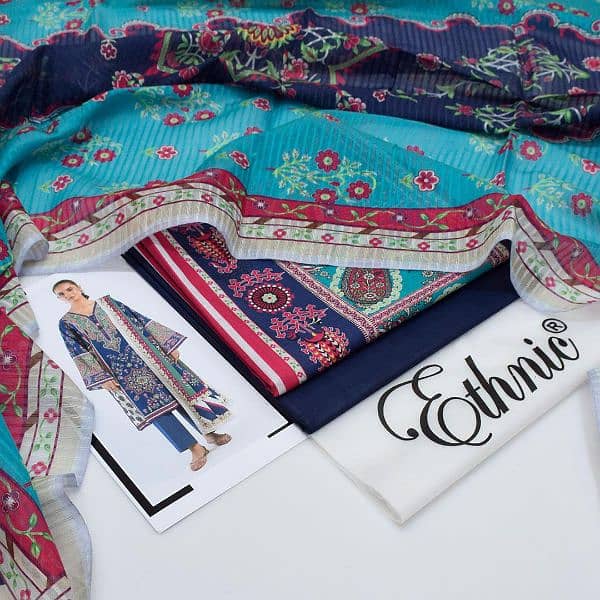 Ethnic LAWN 3pc 3