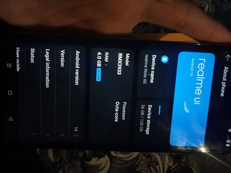 realme note 60 4/128 4