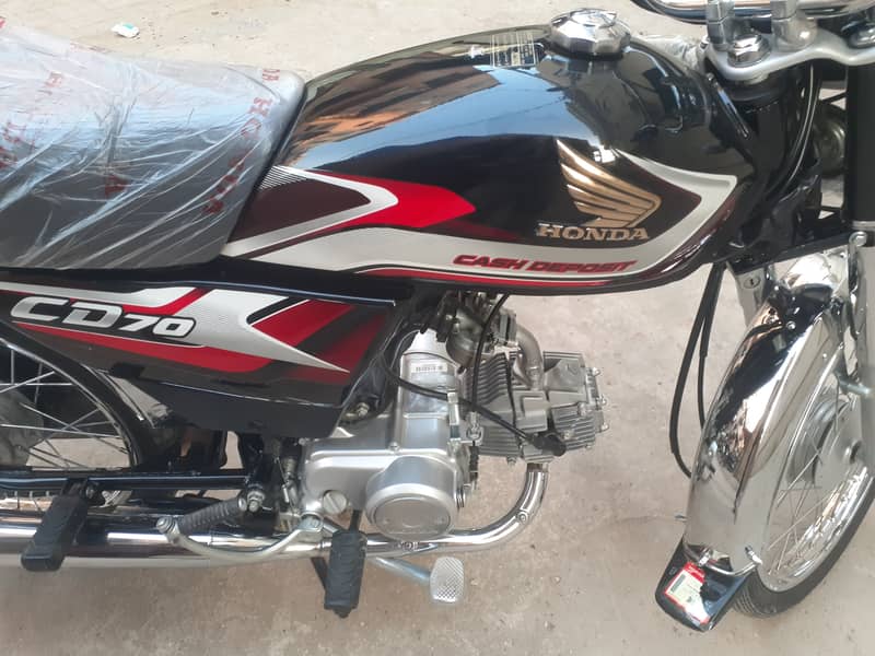 honda CD70cc  00meter bike onley shoroom sa ghar  tak  03119900955i 0