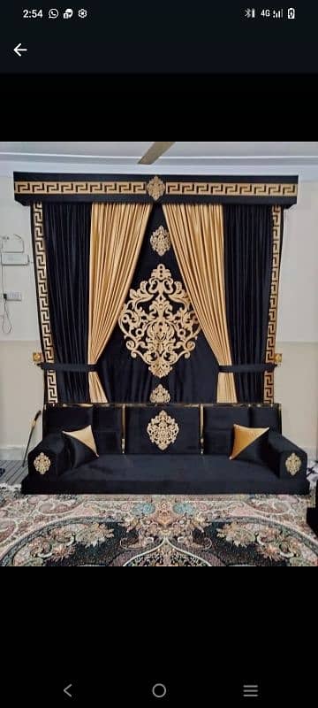 Arabic majlis/simple majlis/sofa poshish/furniture/bed wall designer 0