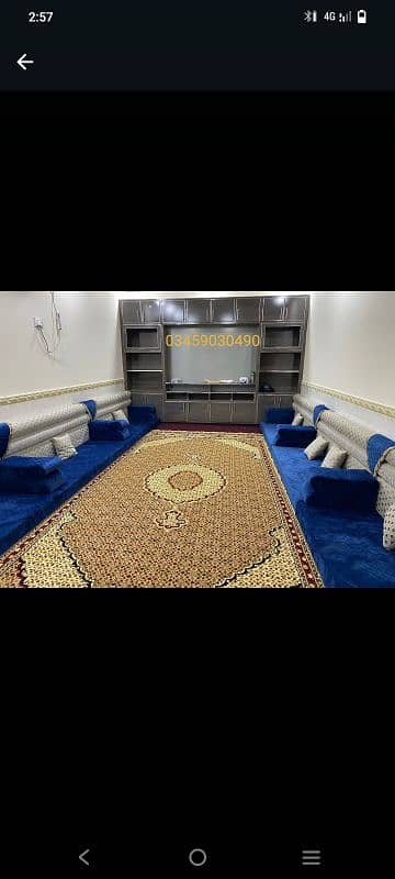 Arabic majlis/simple majlis/sofa poshish/furniture/bed wall designer 6