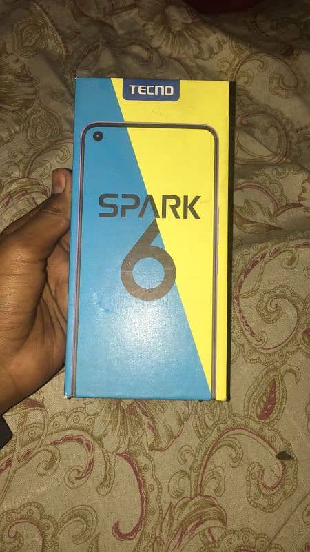 TECNO SPARK 6 WITH BOX 7