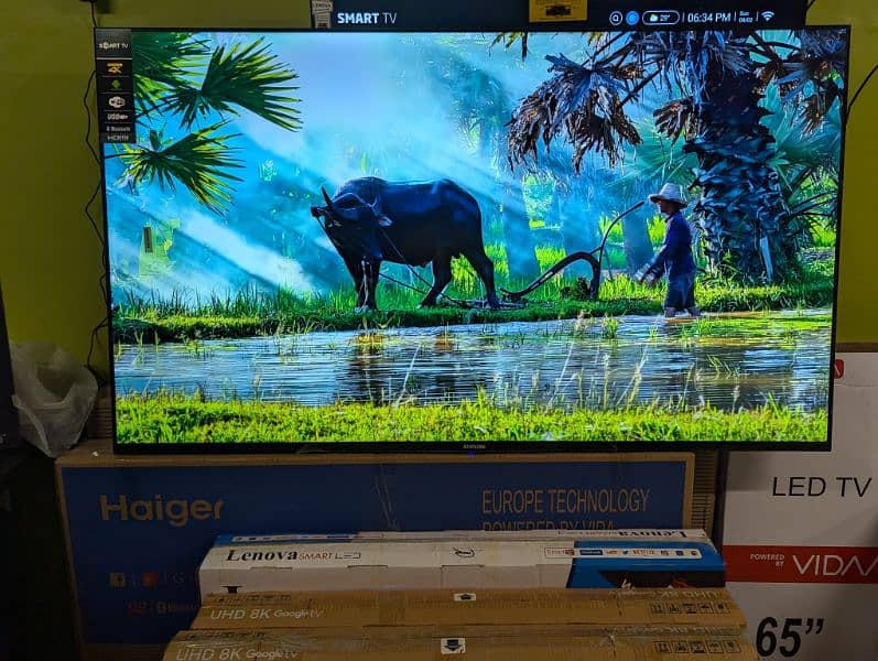 65 INCH SMART UHD LED TV BOX PACK WITH WARRANTY 2