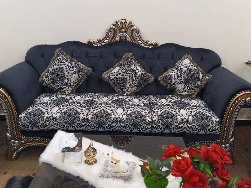 sofa set valvet material 3