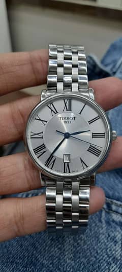 BUKHARI ROLEX TISSOT CARSON PREMIUM SWISS QUARTZ 30MM SLIM ROMAN NUM