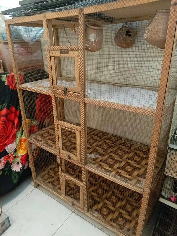 Parrots/Birds Wooden Cage (Pinjra) 0