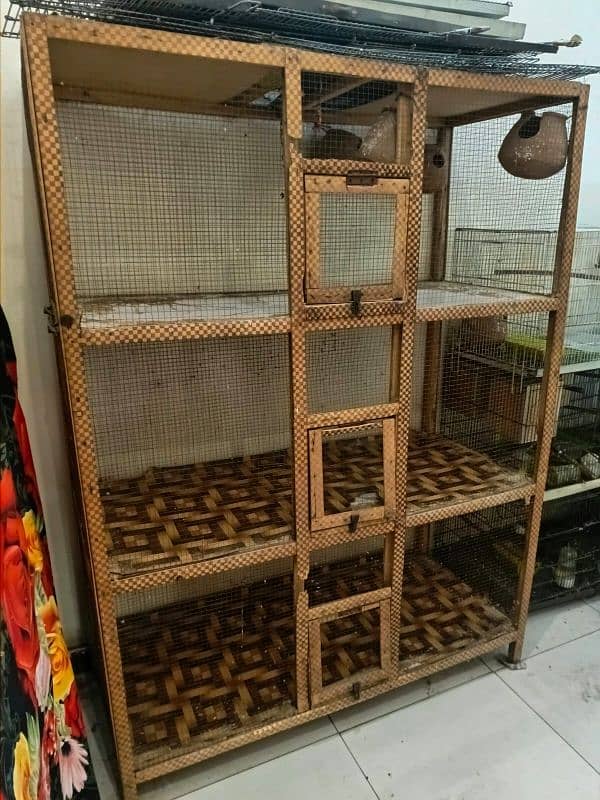 Parrots/Birds Wooden Cage (Pinjra) 1