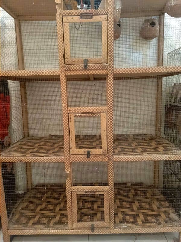 Parrots/Birds Wooden Cage (Pinjra) 2