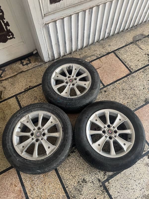 15” RIMS with 2 Tyres 4