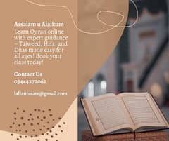 I will be your online Quran teacher with Tajweed