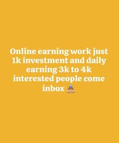 Online work earn daily 3k to 4k