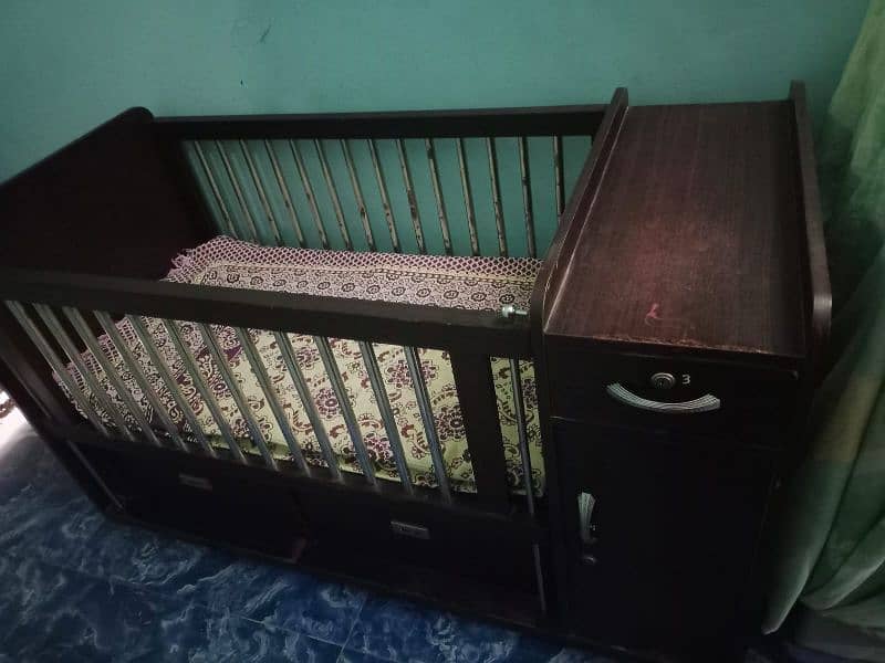 Baby cot | wooden cot | kids bed | crib | coat | swing 4