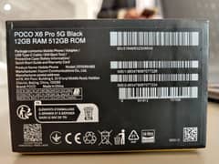 Poco X6 pro 5G 12gb 512gb