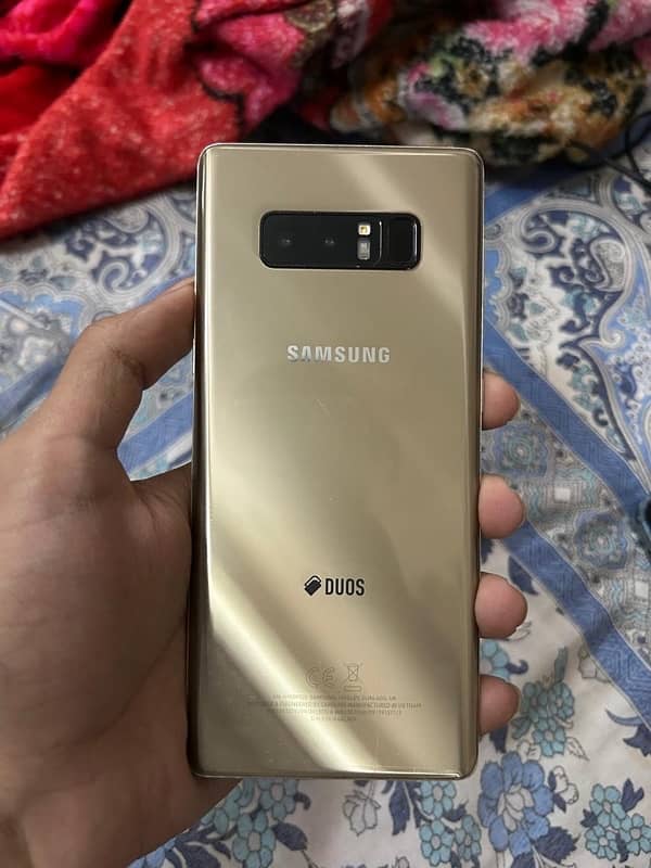 samsung note 8 single sim pta with box 7