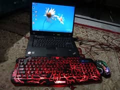 pc Thinkpad laptop with keyboard end mouse