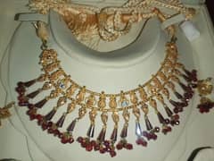 ORIGINAL Gold jewellery 1.25 Tola Set , 2 Ring , adha Tola Kanty alg