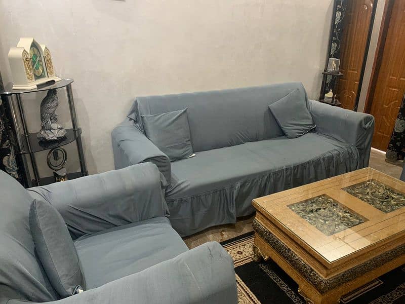 7 seater sofa set with covers 9