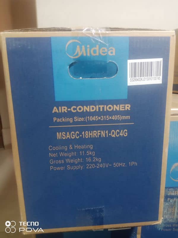 Midea 1.0 Ton Xtreme Save DC Inverter Heat & Cool Air Conditioner T3 7