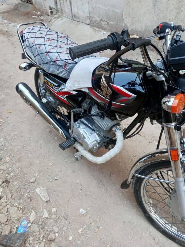 cg125 honda 2024 karachi num 2