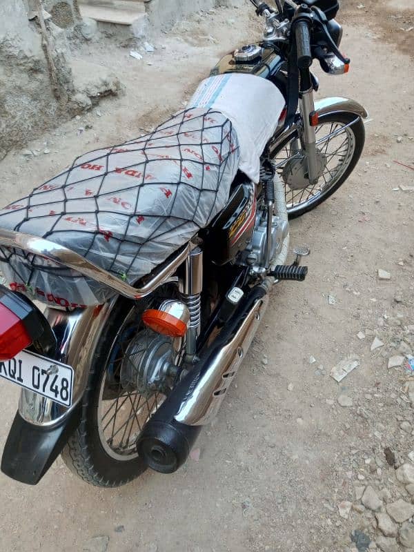 cg125 honda 2024 karachi num 3