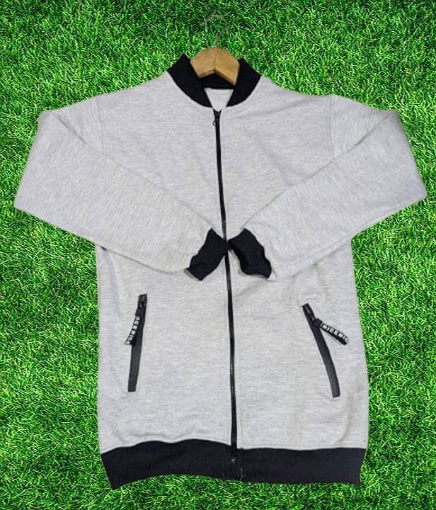 Men's fleece bomber jacket 1