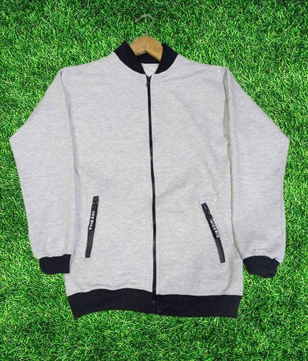 Men's fleece bomber jacket 2