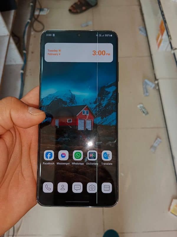 Samsung s20 plus 5g pta aproved 90fps pub g just ak line on dsiplay 4