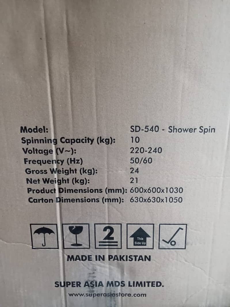 Box pack Washing machine and spinner for sale 2