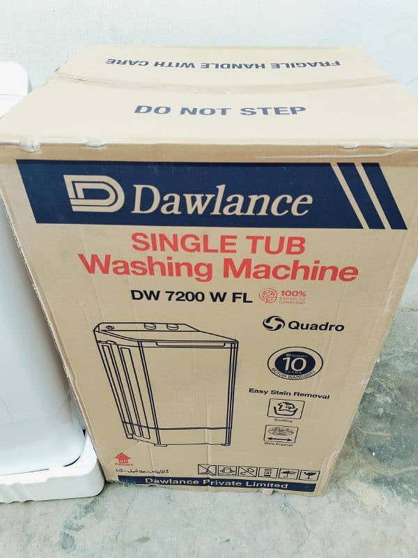 Dawlance model 7200 washing machine new model. 2