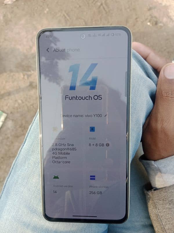 Vivo Y100 all most new 2