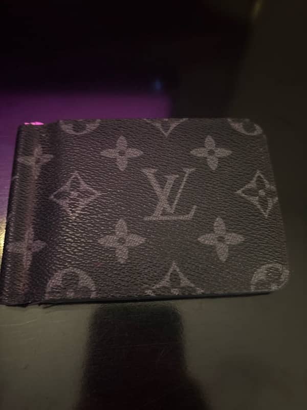 original perfect condition louis vuitton Eclipse Pince wallet 0