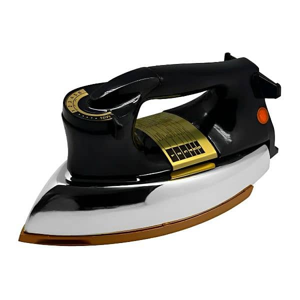 Heavy Duty Super Deluxe Dry Iron With 24K Coating Temperature Control 4