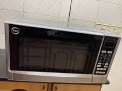 This is almost new PEL microwave oven perfectly working