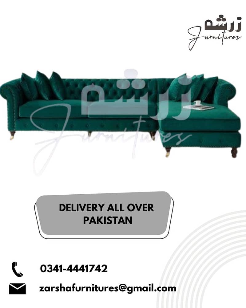 Sofa Set - L Shape Sofa -5 Seater Sofa - 6 Seater Sofa - 15k Per Seat 18