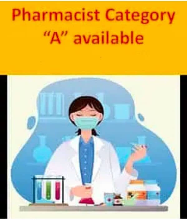 Pharmacist Category A is available 0