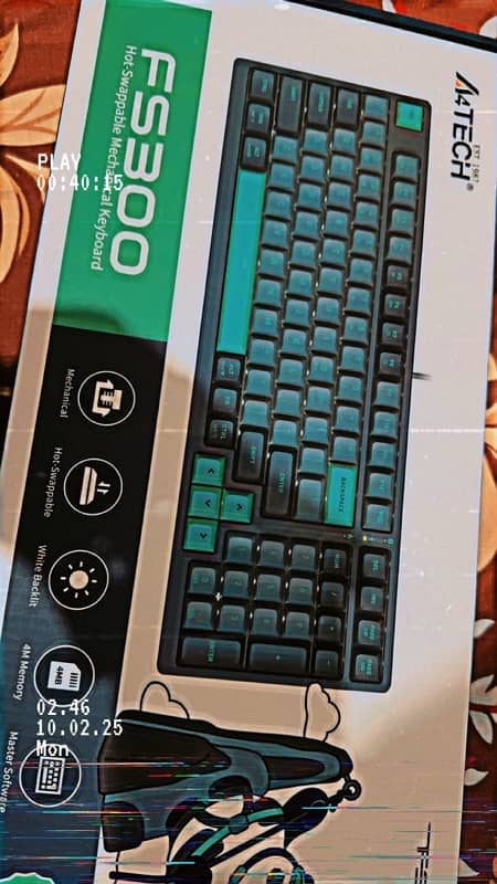 A4 TECH FS300 Hot Swappable Mechanical Keyboard 0