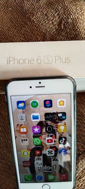 iPhone 6s Plus 64GB PTA approve original mobile original box 0