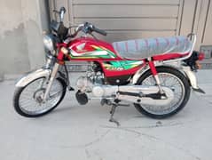 Applied For Honda CD70 model 2022 like A new condition. . . Urgent Sale