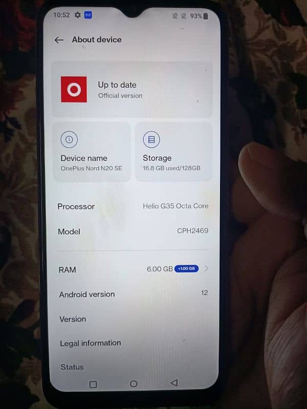 oneplus nord n20se 6gb 128gb dual sim 4g pta approve 1