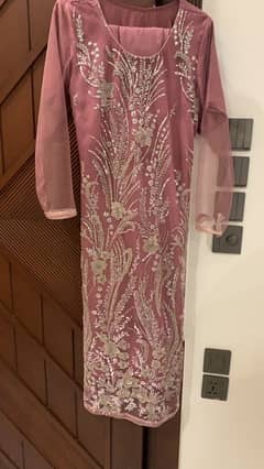 saleem fabrics , pearls dress