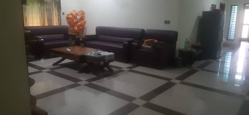 One kanal upper portion 1st floor in GECHS is available for rent. 0