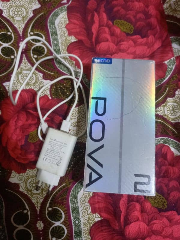 Tecno Pova 2 PTA Approved 6/128 with box 7000 mah Big battery 1