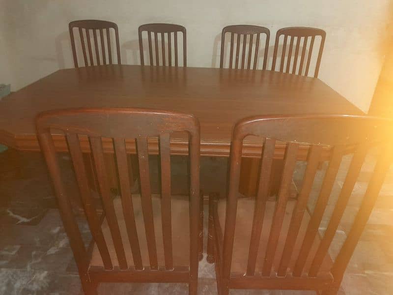 Dinning Table with 6 Chairs 3