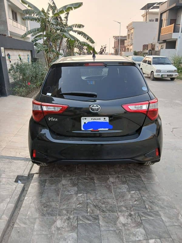 Toyota Vitz 2019 bumper to bumper  genuine verified auction sheet 1