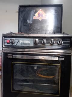 3 burner stove + oven branded