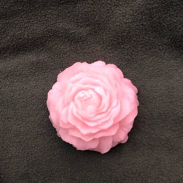 1 pc large scented peony flower candle 1